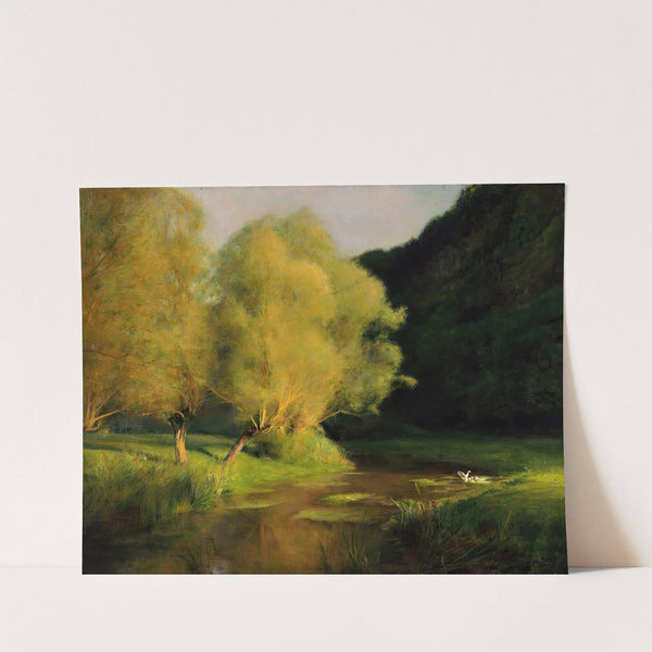 Willows by a Stream by Pascal-Adolphe-Jean Dagnan-Bouveret