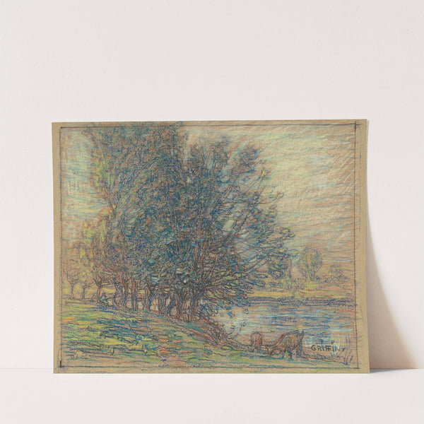 Willows, Longpre,France by Walter Griffin