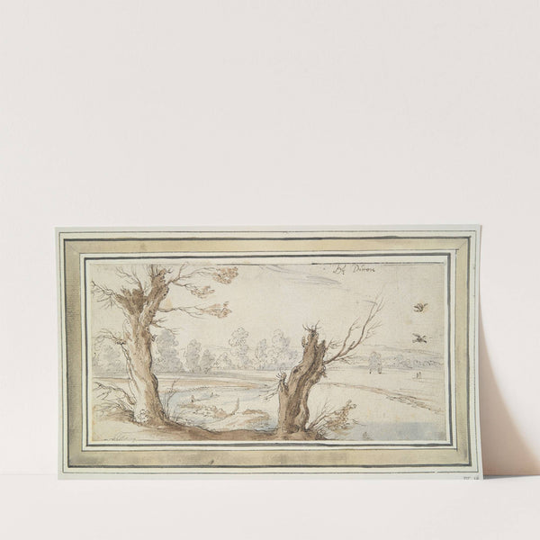 Willows on the River Rur (ca. 1632–1634) by Wenceslaus Hollar