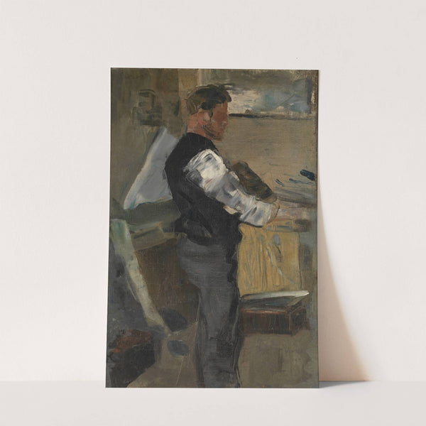 Willy Finch in the Studio (1880) by James Ensor