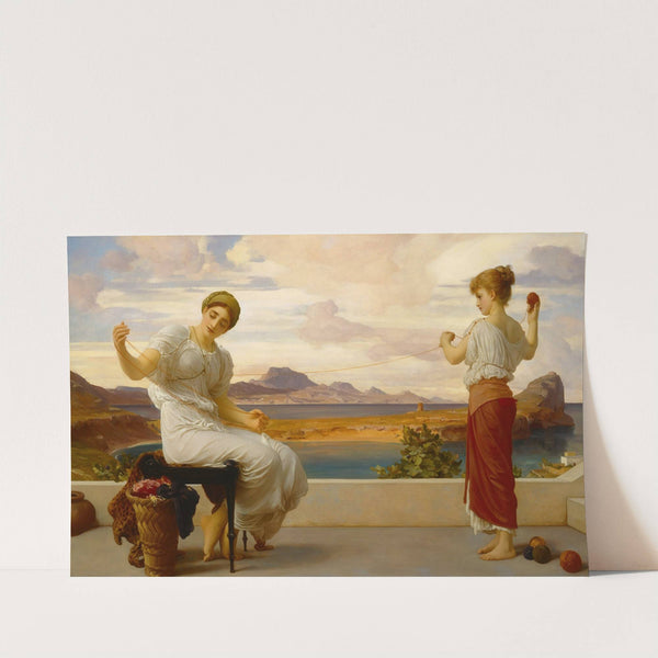 Winding the skein (1878) by Frederic Leighton