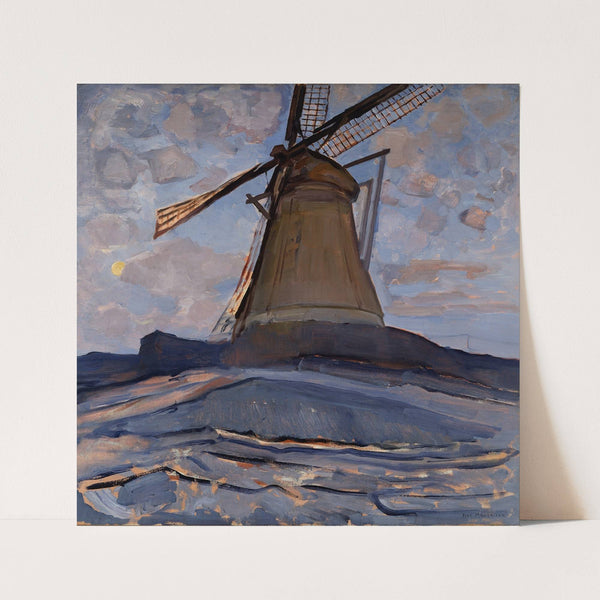 Windmill (1917) by Piet Mondrian