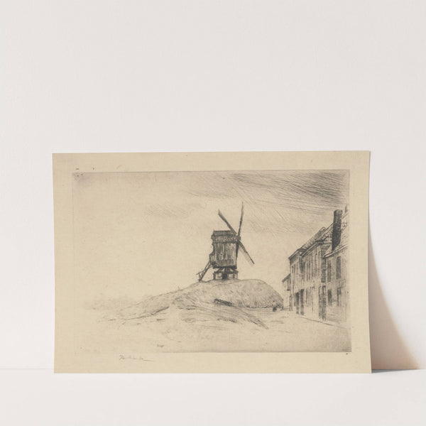 Windmill in Bruges (1902) by Józef Pankiewicz