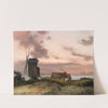 Windmill on a Beach (c.1895) by Jean Charles Cazin