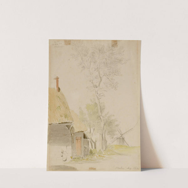 Windmill, St. Valery (1862) by Miner Kilbourne Kellogg