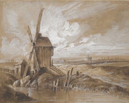 Windmills in a Landscape