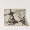 Windmühle Auf Fehmarn (Dube E 48) (1908) by Ernst Ludwig Kirchner