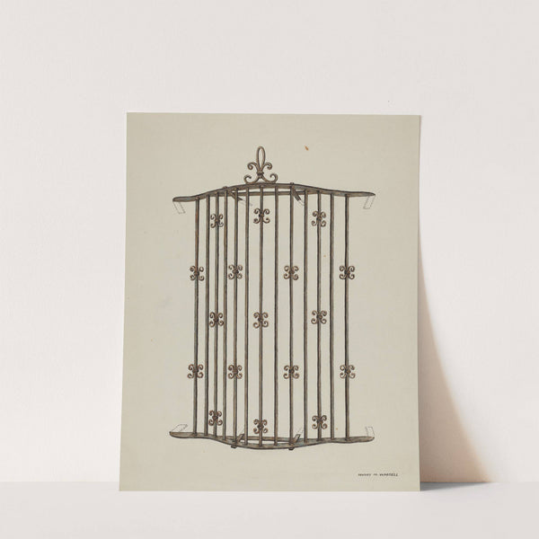 Window Grille by Harry Mann Waddell