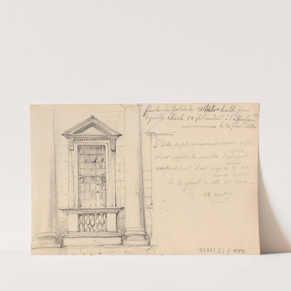 Window of White Hall Palace, Through which Charles I was Led to the Scaffold on 30 January 1648 by Nicaise De Keyser