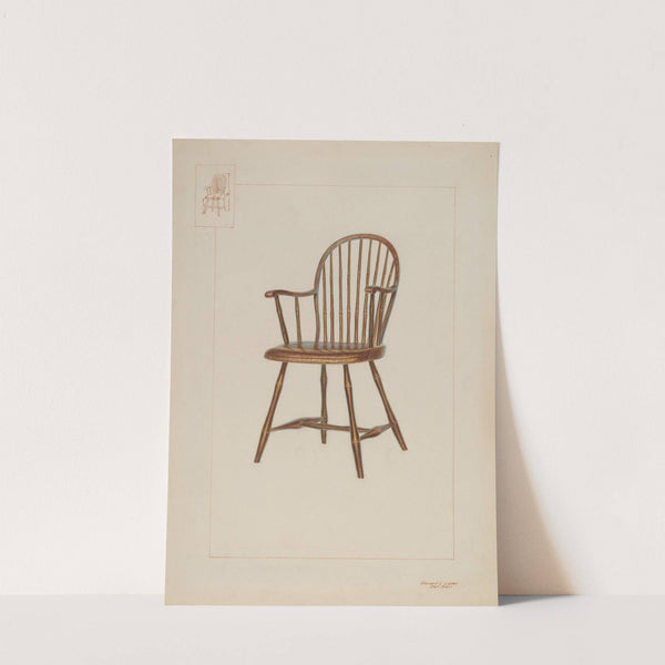 Windsor Bamboo-turned Chair by Edward L. Loper