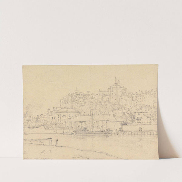 Windsor Castle from the Brocas by Henry Edridge