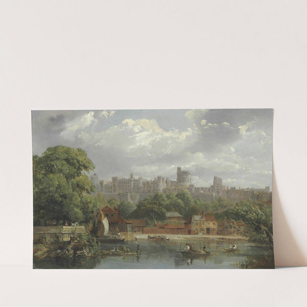 Windsor Castle From The Thames by William Parrott