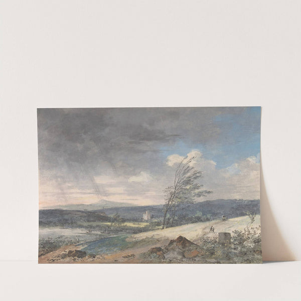 Windswept Landscape by Louis Gabriel Moreau