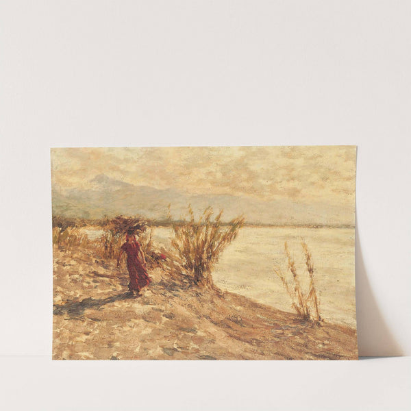 Windswept Walk, Carrara Mountains, Italy by Henry Herbert La Thangue