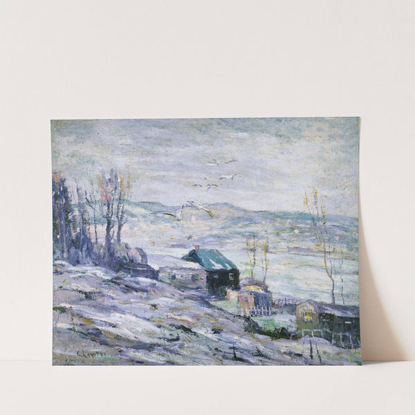 Windy Day, Bronx River by Ernest Lawson