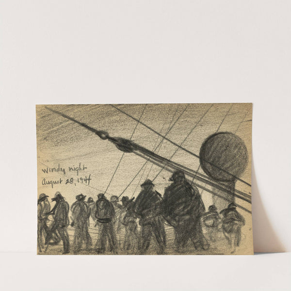 Windy night (1944) by Victor Alfred Lundy