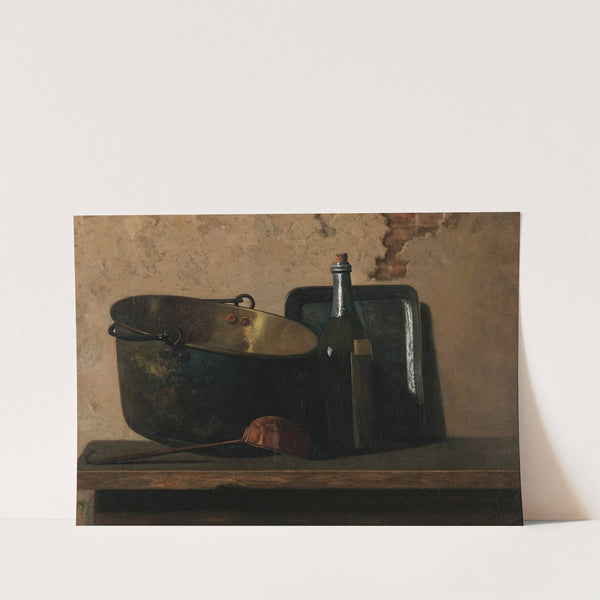 Wine And Brass Stewing Kettle (Preparation Of French Potage) by John Frederick Peto
