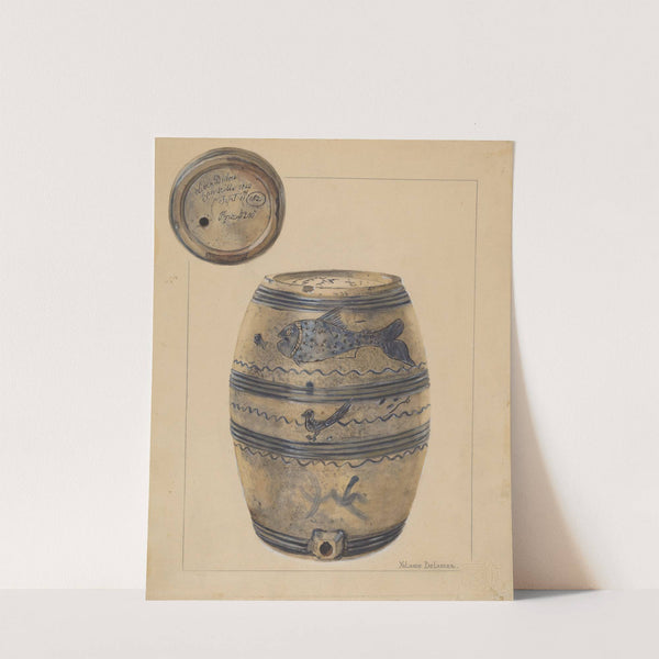 Wine Cask (c. 1936) by Yolande Delasser