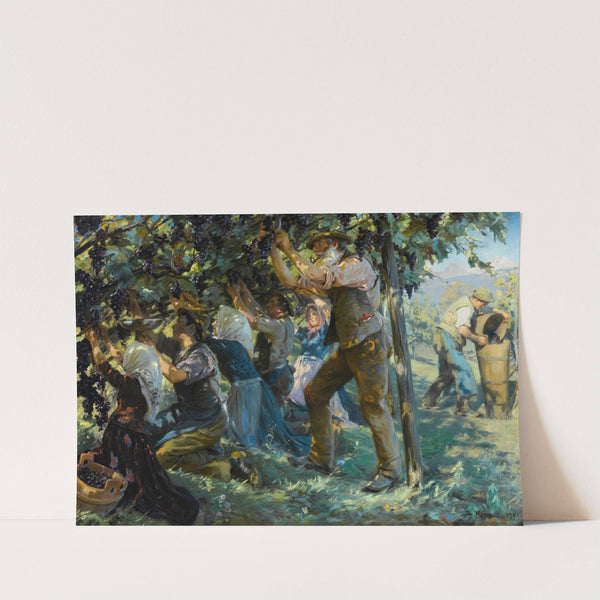 Wine Harvest In The Tyrol by Peder Severin Krøyer