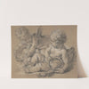 Winged Putti with Flowers (ca. 1750) by François Boucher