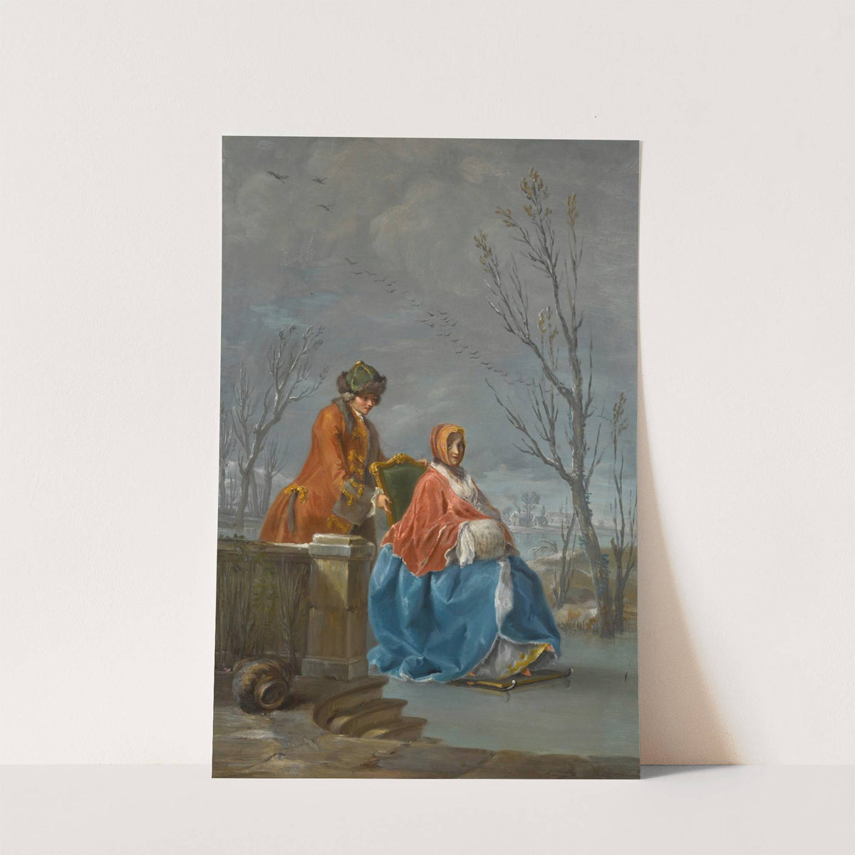 Winter by Charles-Joseph Flipart