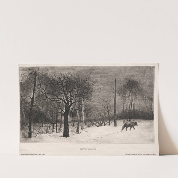 Winter (1862) by Félix Bracquemond