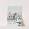 Winter - A Cock Robin by Harry Bright