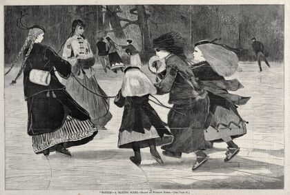‘Winter’ – A Skating Scene (1868)