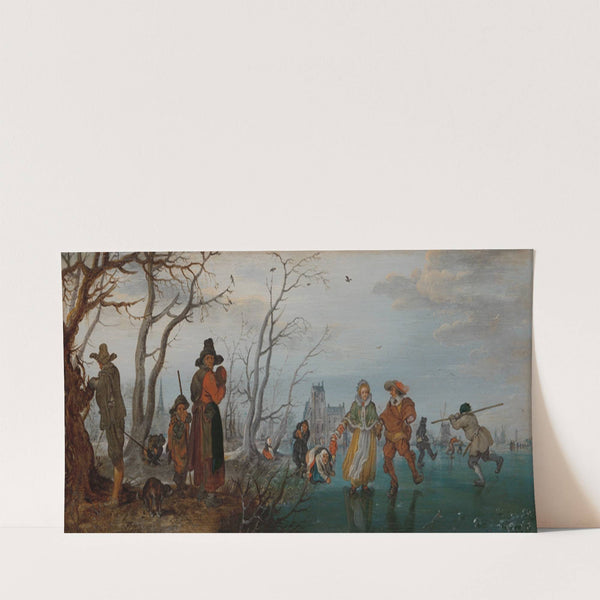 Winter (Amusement on the Ice) (1625) by Adriaen Pietersz. Van De Venne