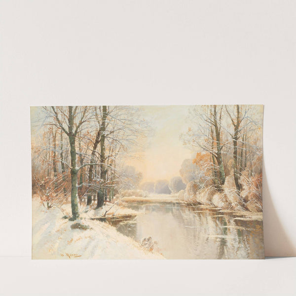 Winter at Spreewald by Walter Moras