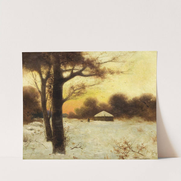 Winter Cottage by Julius Sergius Klever