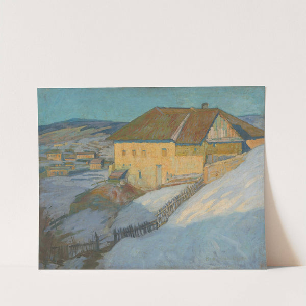 Winter country by Elemír Halász-Hradil