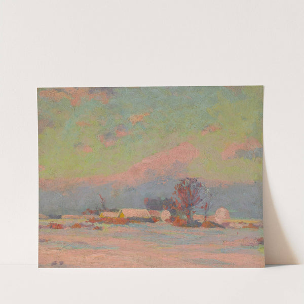 Winter evening (1925–1930) by Ľudovít Čordák