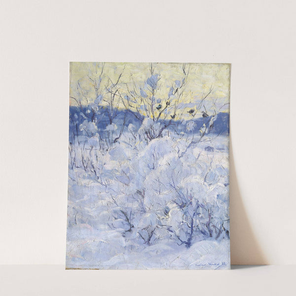 Winter Evening by Gustav Wentzel