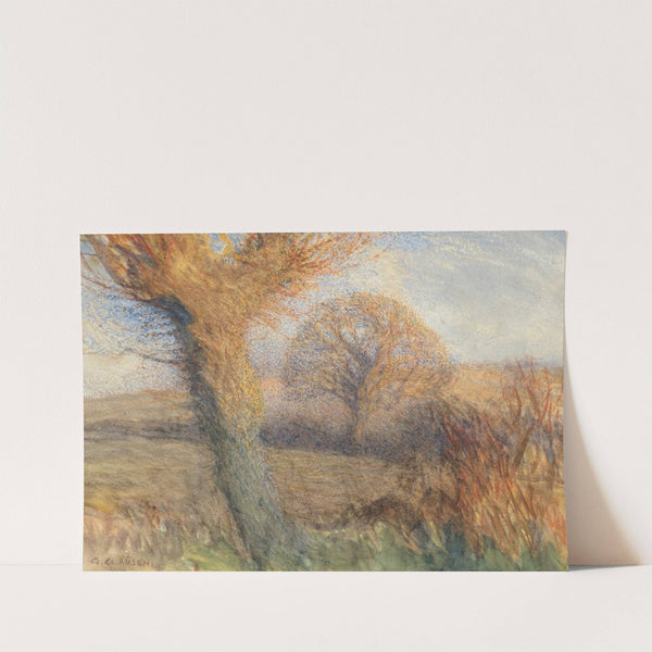 Winter evening by Sir George Clausen