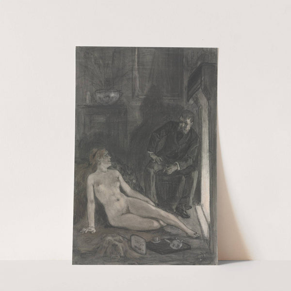 Winter Evening (last third 19th century) by Félicien Rops