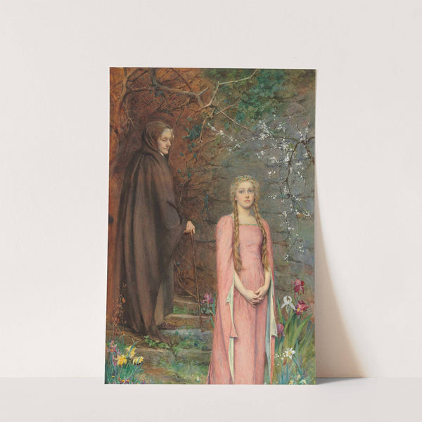 Winter gives way to Spring by Henry Meynell Rheam