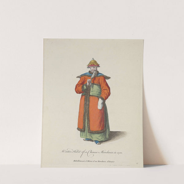 Winter habit of a Chinese Mandarin in 1700. (1757-1772) by Charles Grignion
