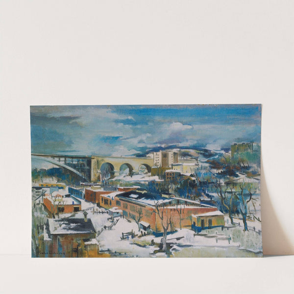 Winter, Harlem River by Preston Dickinson