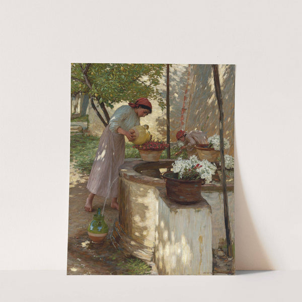 Winter In Liguria by Henry Herbert La Thangue