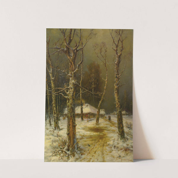 Winter In Russia by Julius Sergius Klever