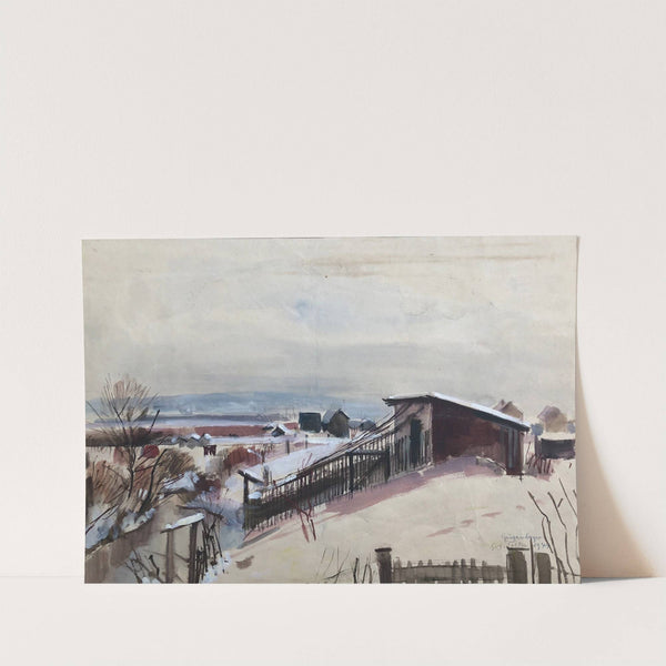 Winter in St. Pölten by Otto Geigenberger