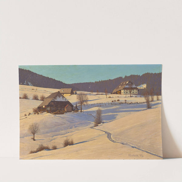 Winter in the Black Forest by Hermann Dischler