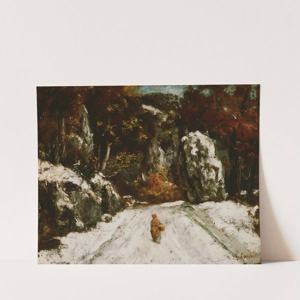 Winter in the Jura by Gustave Courbet