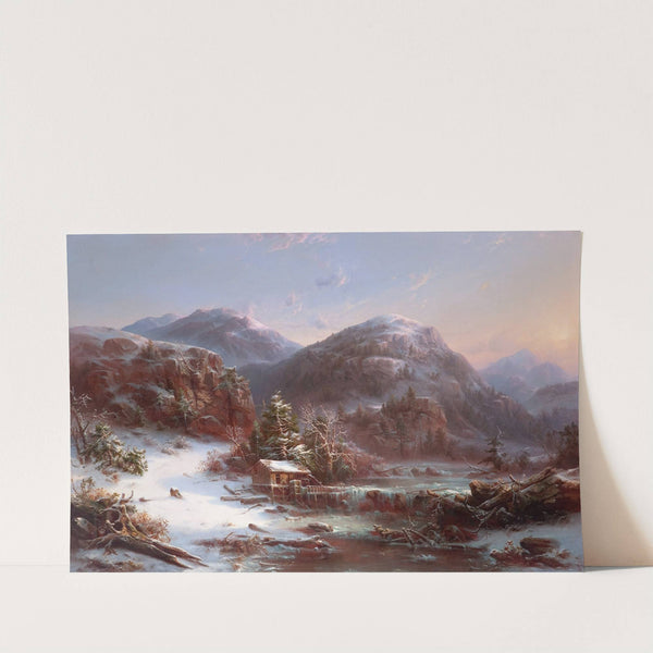 Winter in the Mountains (Winter in the Adirondacks) by Régis François Gignoux