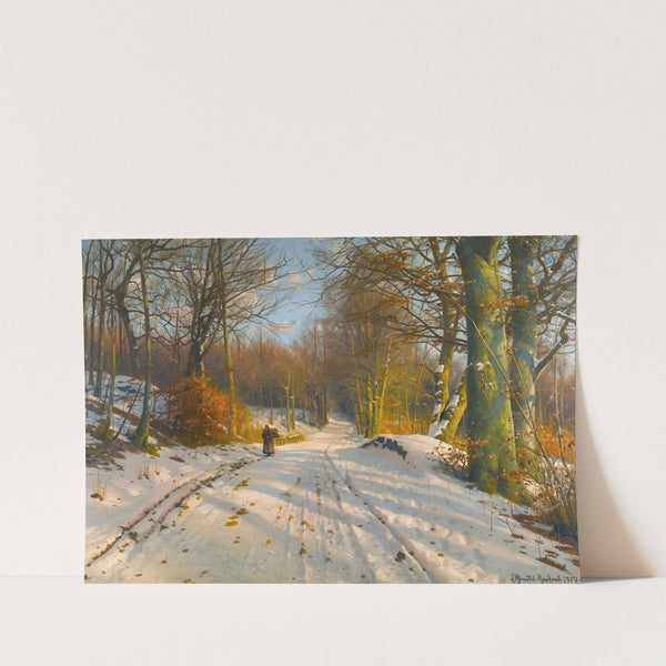 Winter Landscape (1917) by Peder Mørk Mønsted