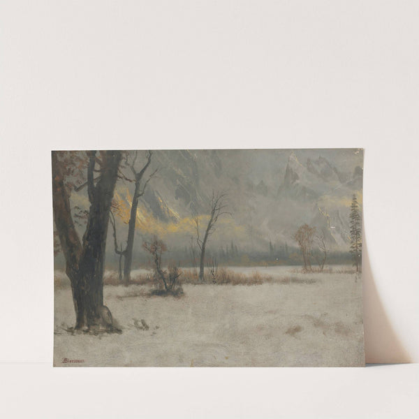 Winter Landscape by Albert Bierstadt