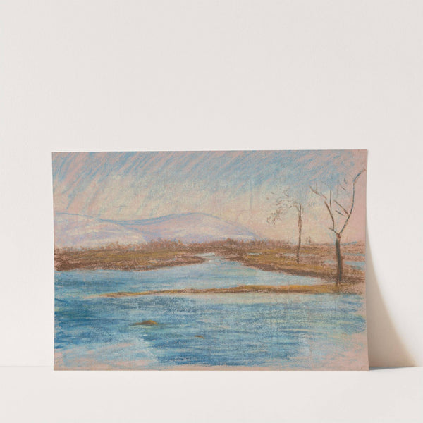 Winter Landscape (1875–1885) by Ladislav Mednyánszky