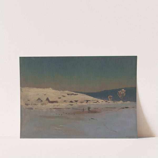 Winter Landscape (1870–1880) by Ladislav Mednyánszky