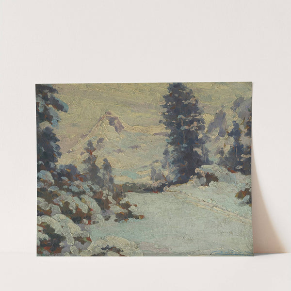 Winter Landscape (1925–1930) by Ľudovít Čordák